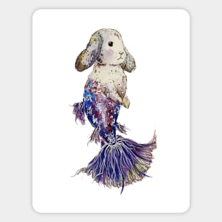 Betta Fish Mermaid Bunny Magnet